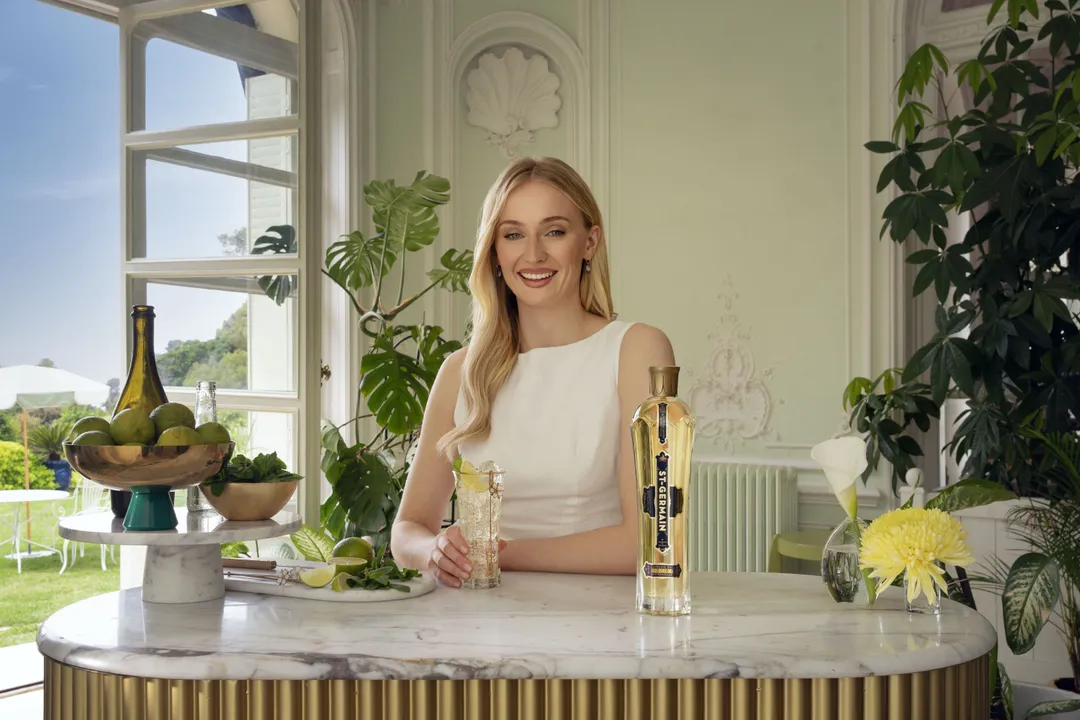 Sophie Turner x St-Germain Sip Into Something Fresher campaign shoot 1.jpg